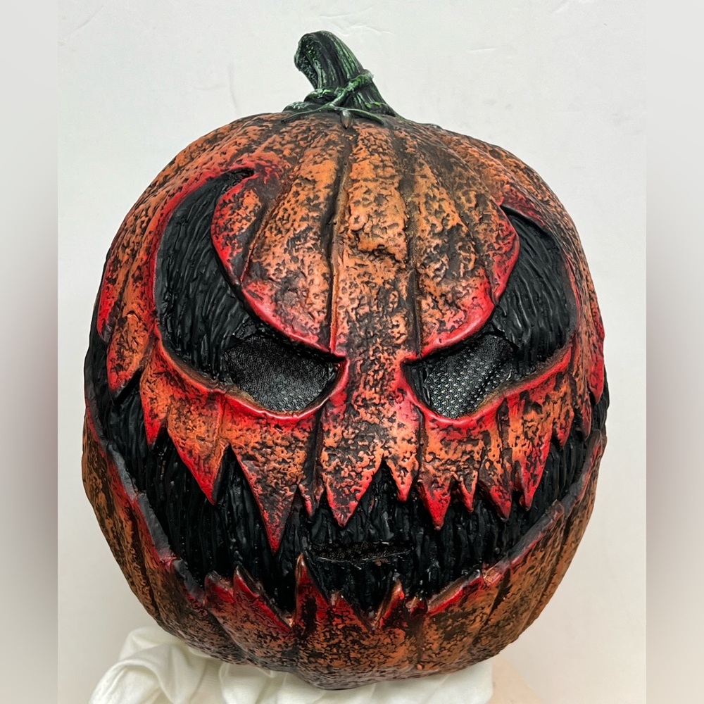 Scary Pumpkin Head Halloween Mask RARE